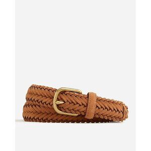 J Crew Kids' braided leather belt BS594, Large